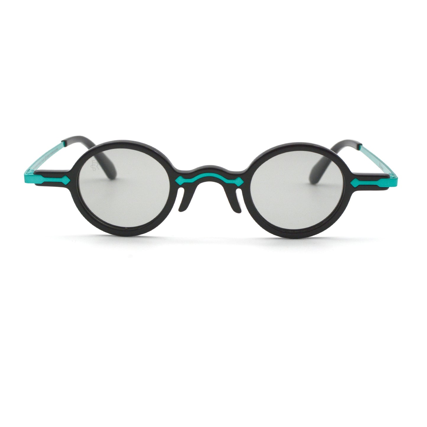 Freesbee Onyx Metal-Acetate Unisex Sunglasses with Tinted Photochromic Lenses