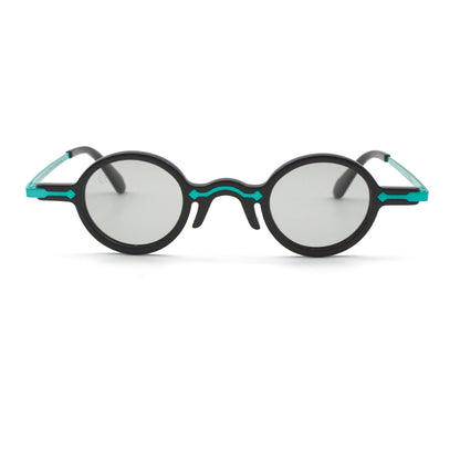 Freesbee Onyx Metal-Acetate Unisex Sunglasses with Tinted Photochromic Lenses