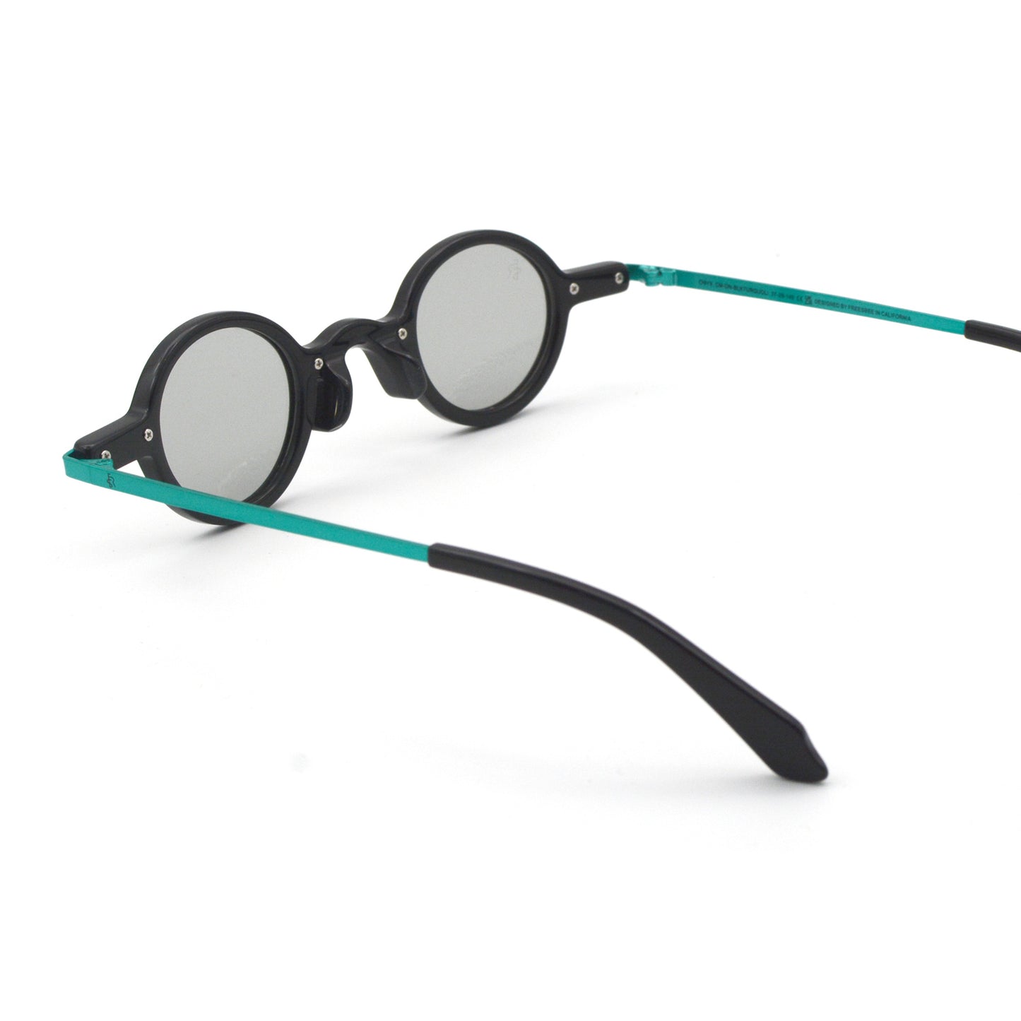 Freesbee Onyx Metal-Acetate Unisex Sunglasses with Tinted Photochromic Lenses