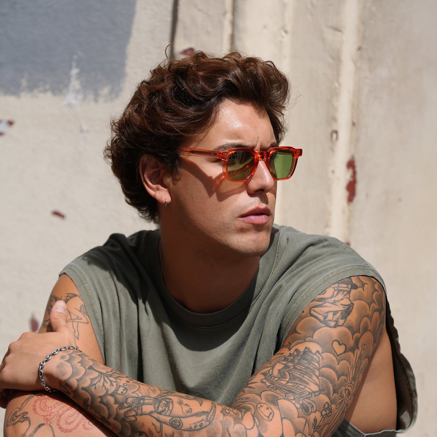 Freesbee Suncity Color Changing Acetate Unisex Sunglasses