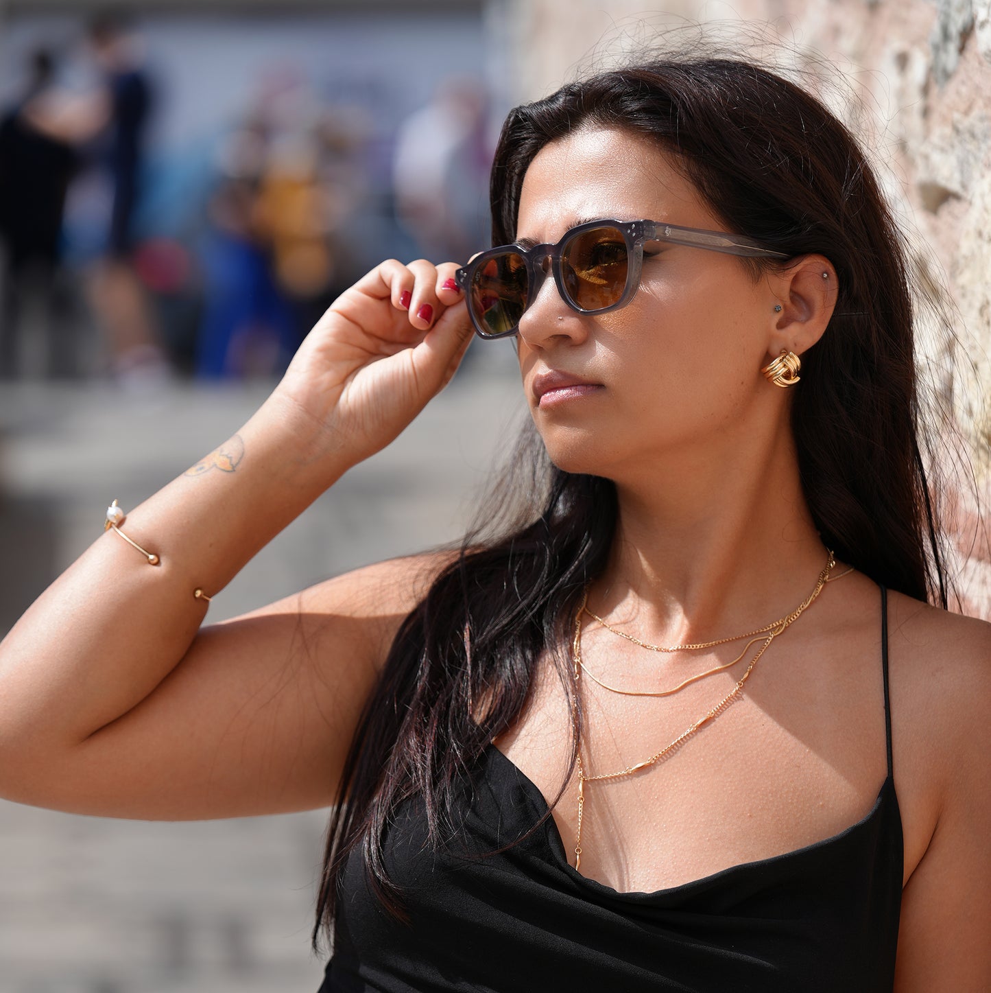 Freesbee Suncity Color Changing Acetate Unisex Sunglasses