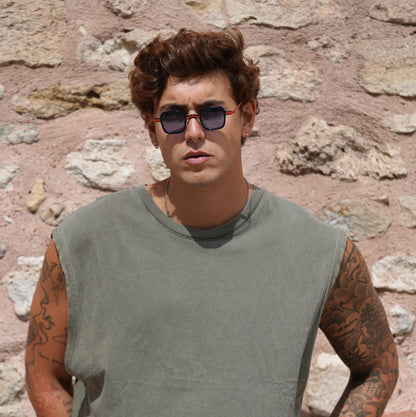 Freesbee Venice Metal-Acetate Unisex Sunglasses with Tinted Photochromic Lenses