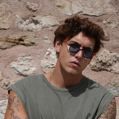 Freesbee Venice Metal-Acetate Unisex Sunglasses with Tinted Photochromic Lenses