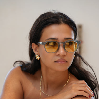 Freesbee Suncity Color Changing Acetate Unisex Sunglasses