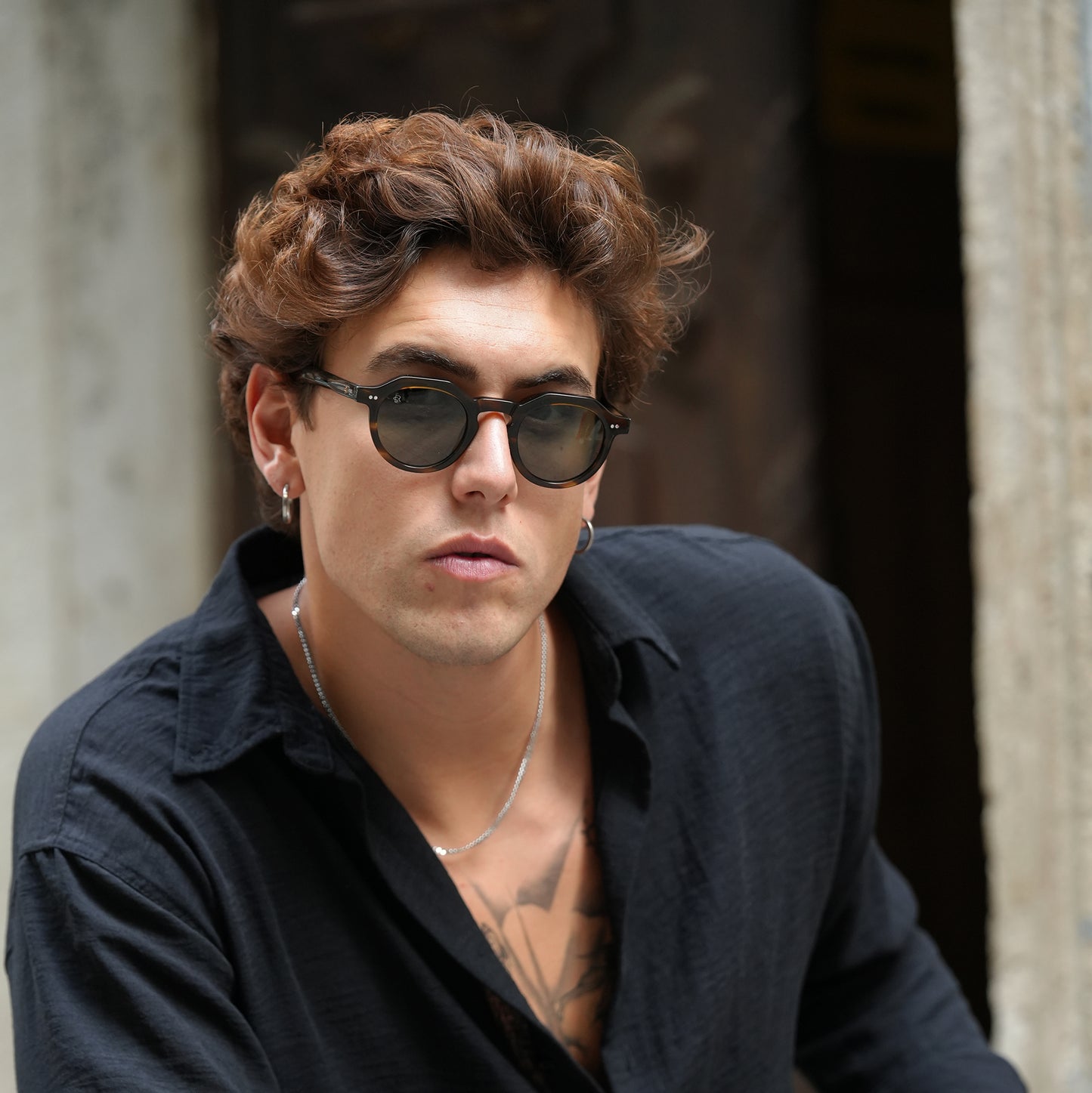 Freesbee Anza Acetate Unisex Sunglasses