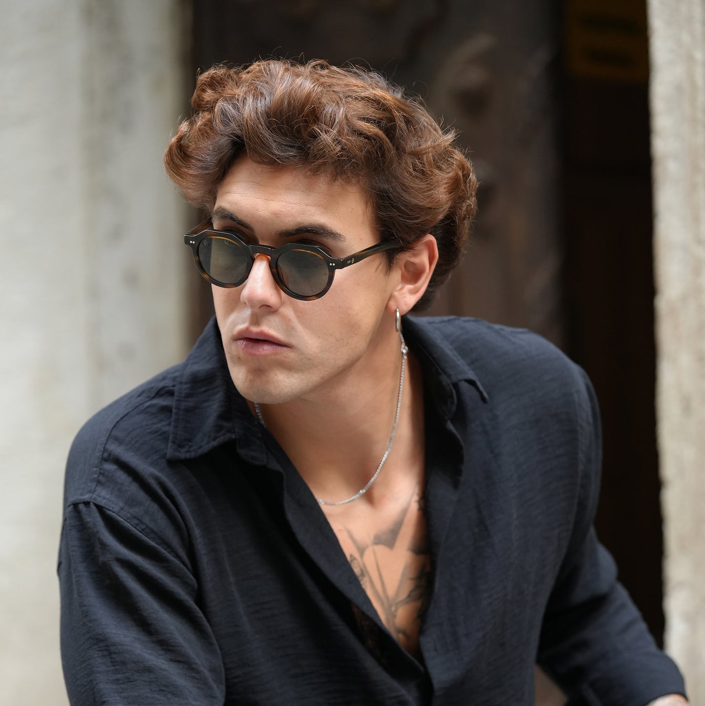 Freesbee Anza Acetate Unisex Sunglasses