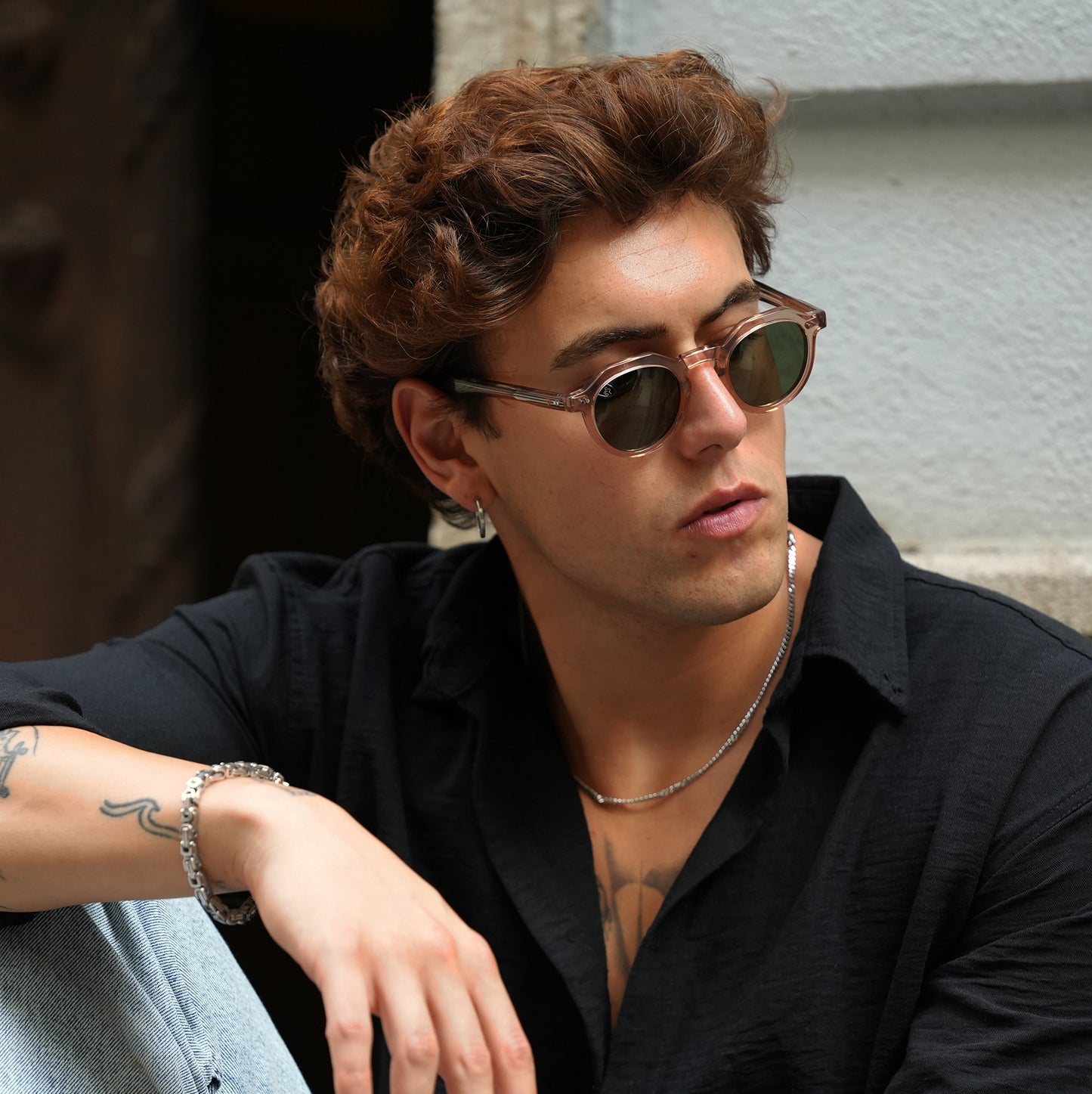 Freesbee Anza Acetate Unisex Sunglasses