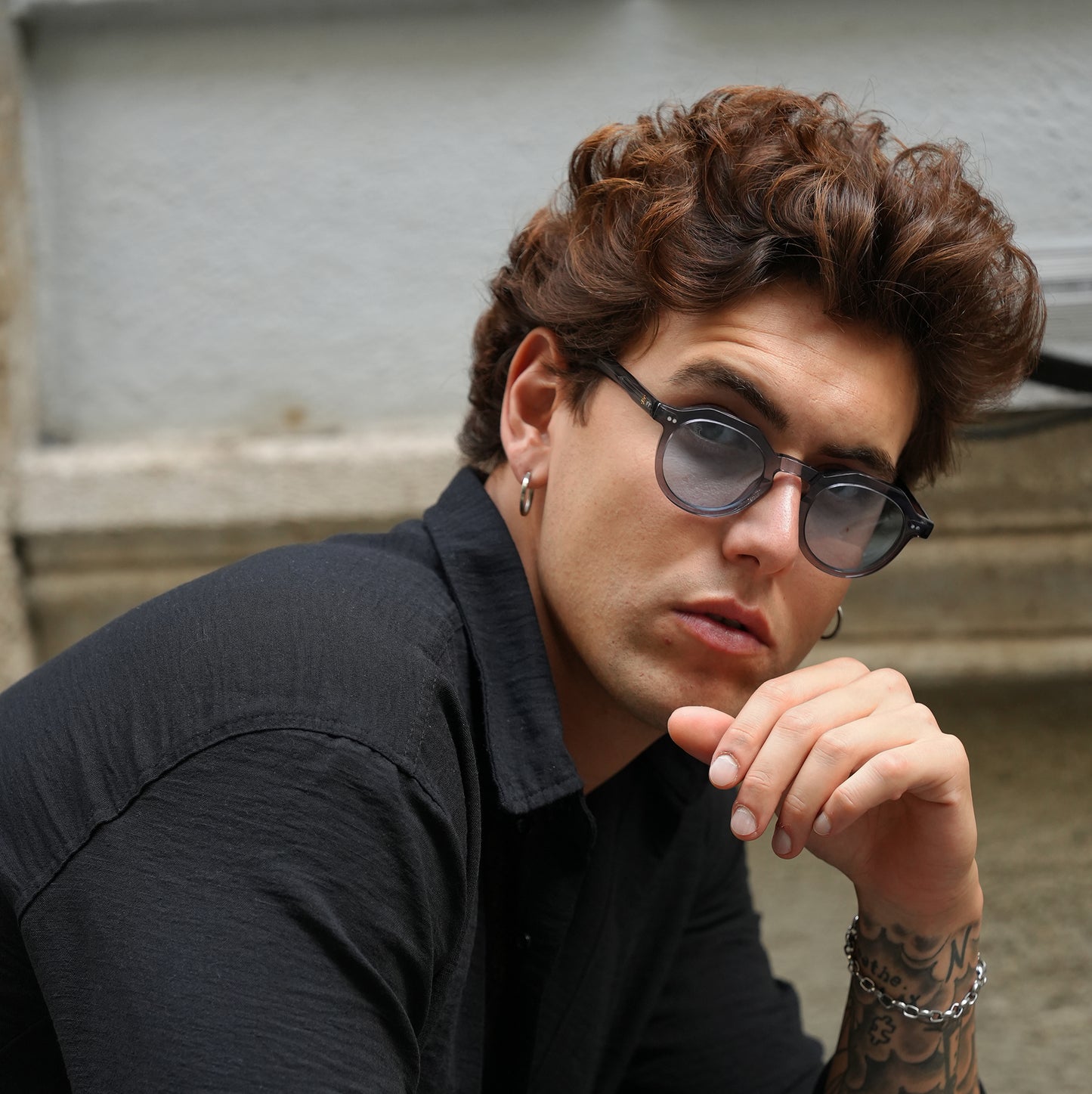 Freesbee Anza Acetate Unisex Sunglasses