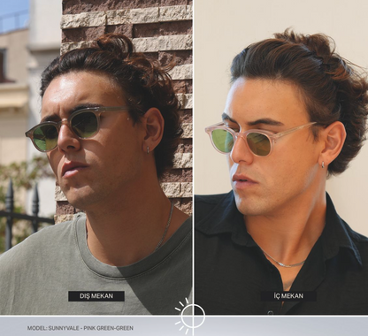 Freesbee Sunnyvale Color Changing Acetate Unisex Sunglasses