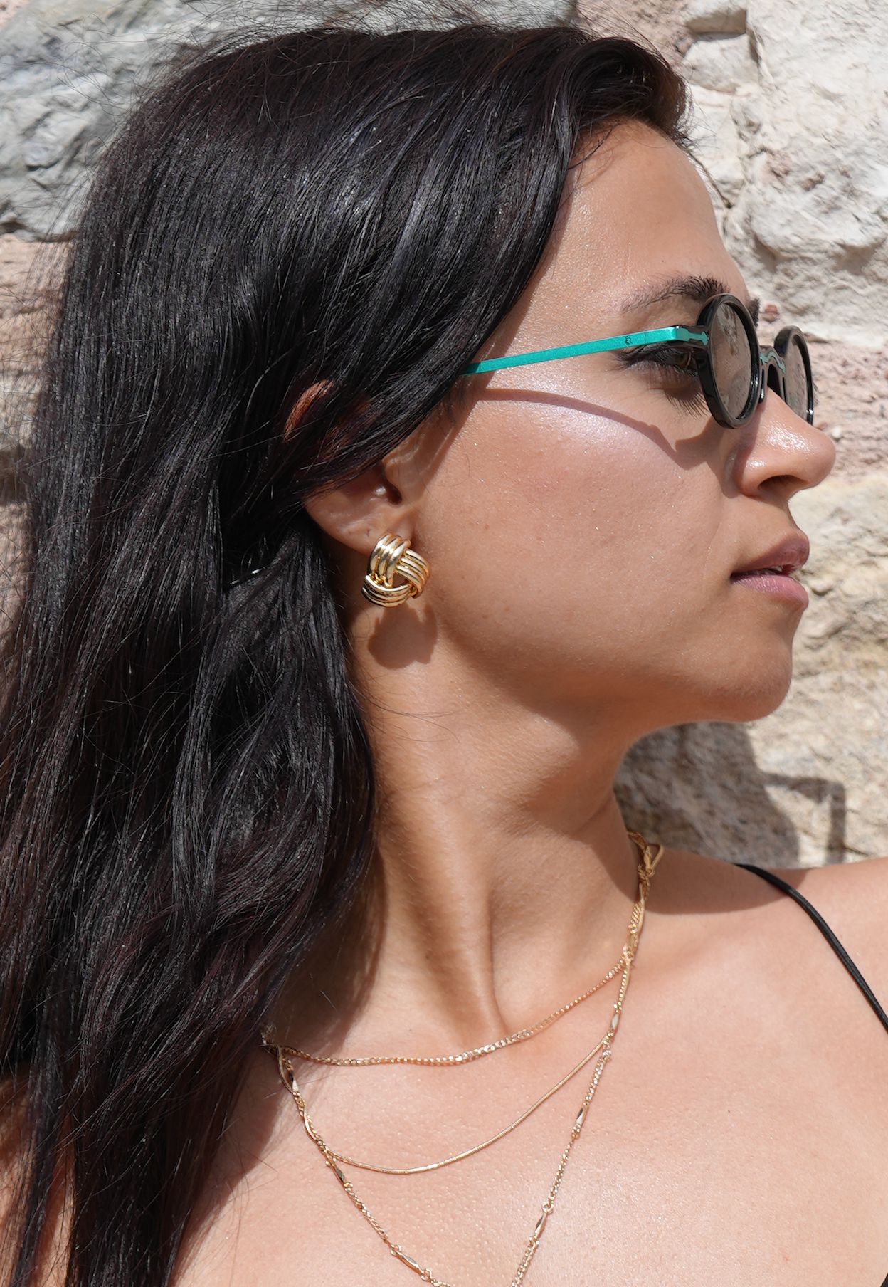 Freesbee Onyx Metal-Acetate Unisex Sunglasses with Tinted Photochromic Lenses