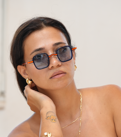 Freesbee Venice Metal-Acetate Unisex Sunglasses with Tinted Photochromic Lenses