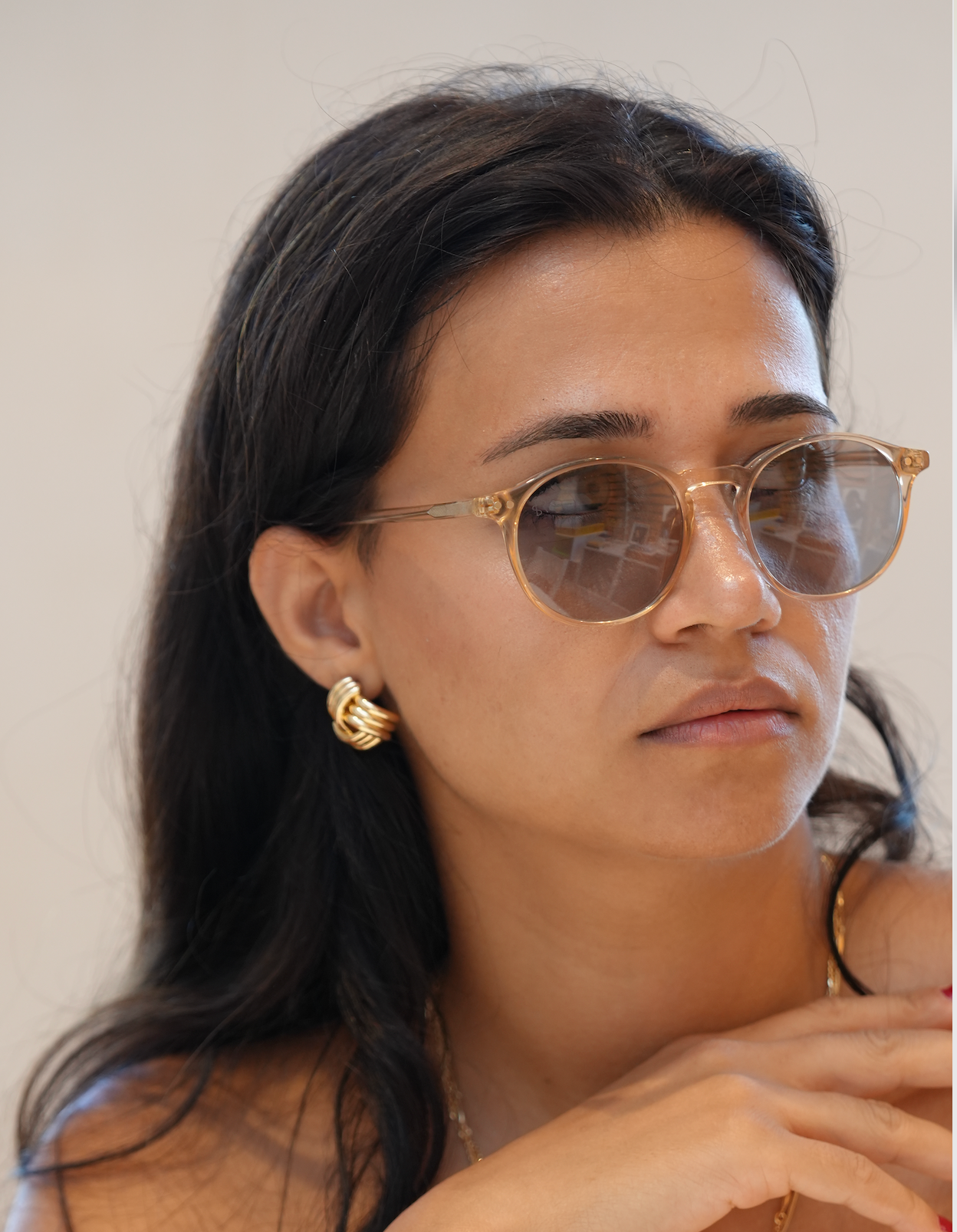 Freesbee Sunset Color Changing Acetate Unisex Sunglasses