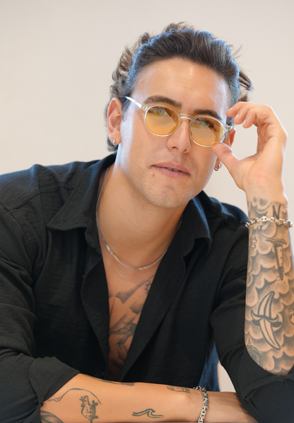 Freesbee Sunset Color Changing Acetate Unisex Sunglasses