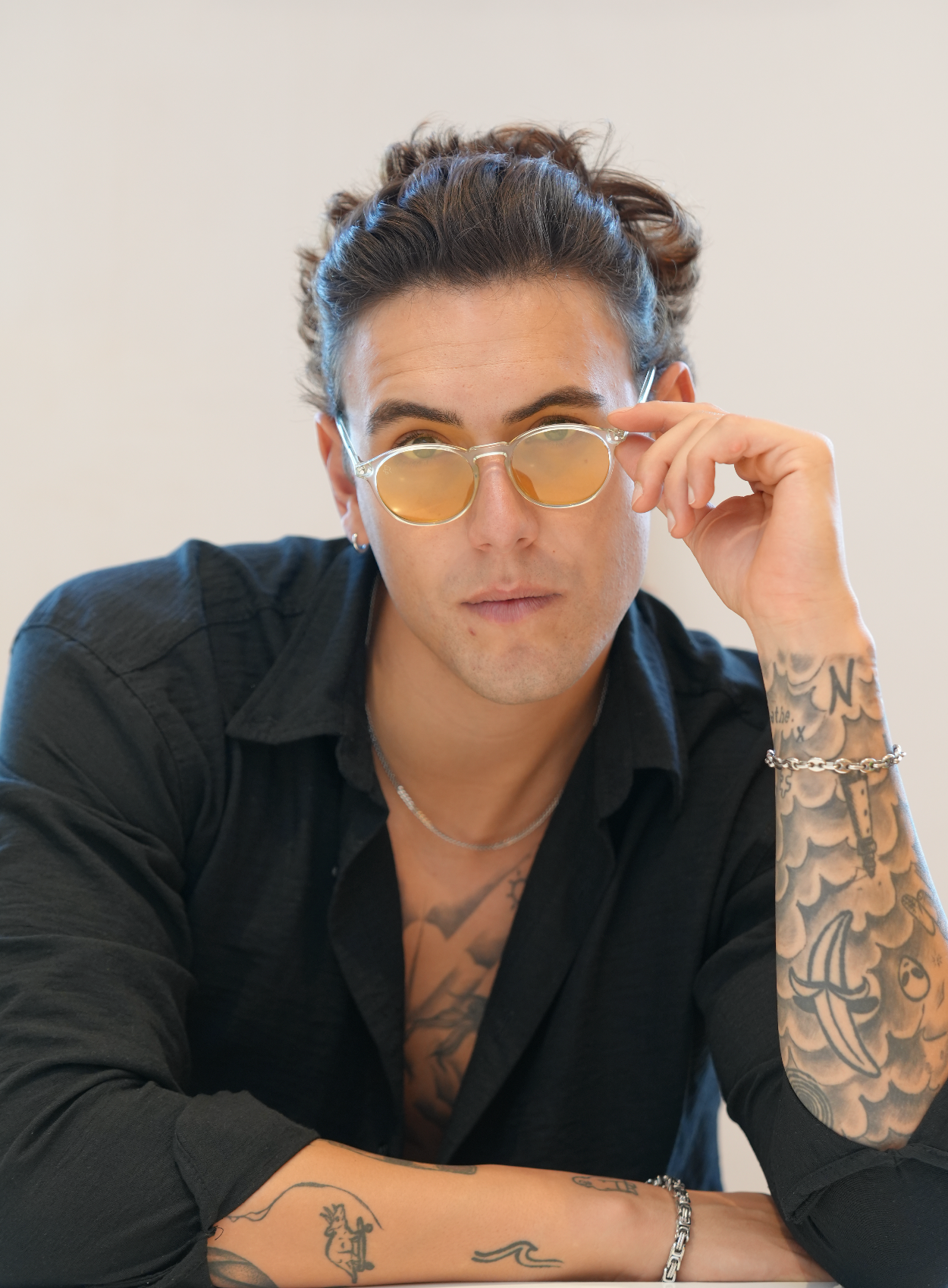 Freesbee Sunset Color Changing Acetate Unisex Sunglasses