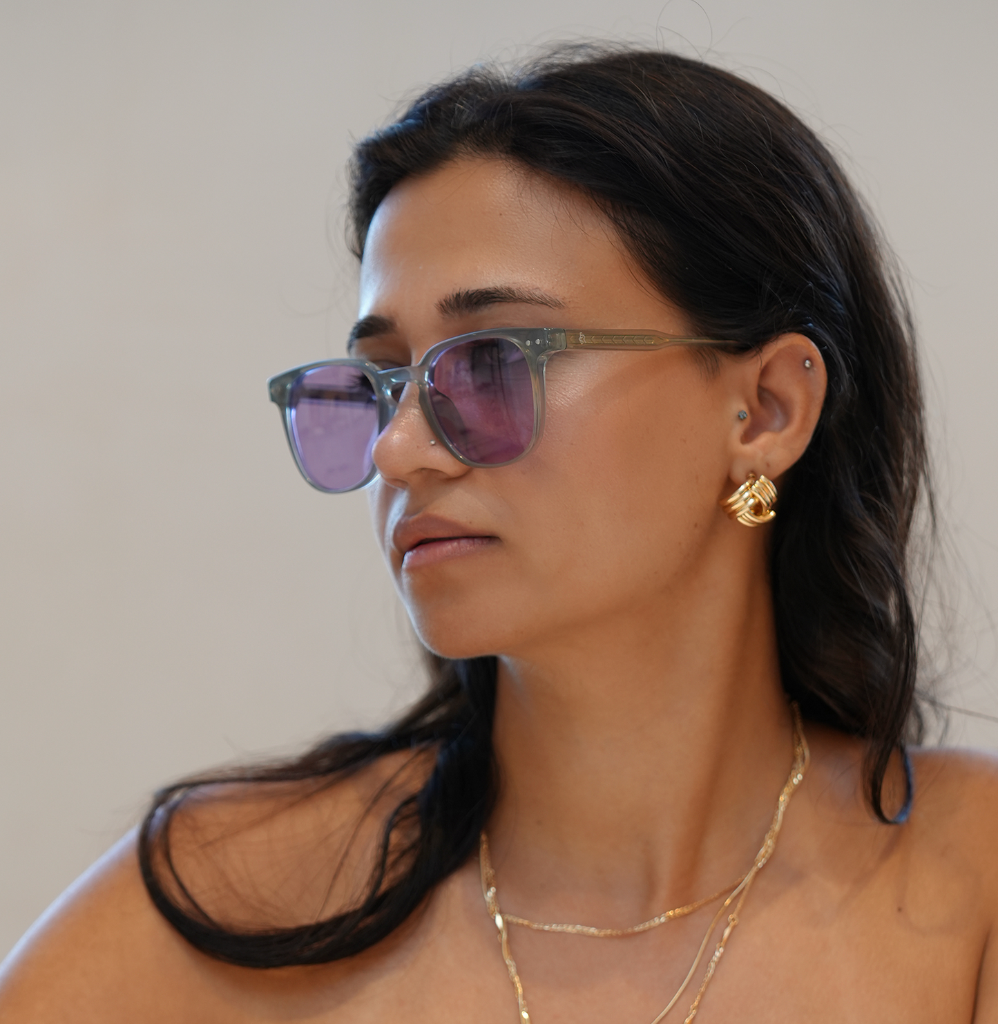 Freesbee Sunland Color Changing Acetate Unisex Sunglasses