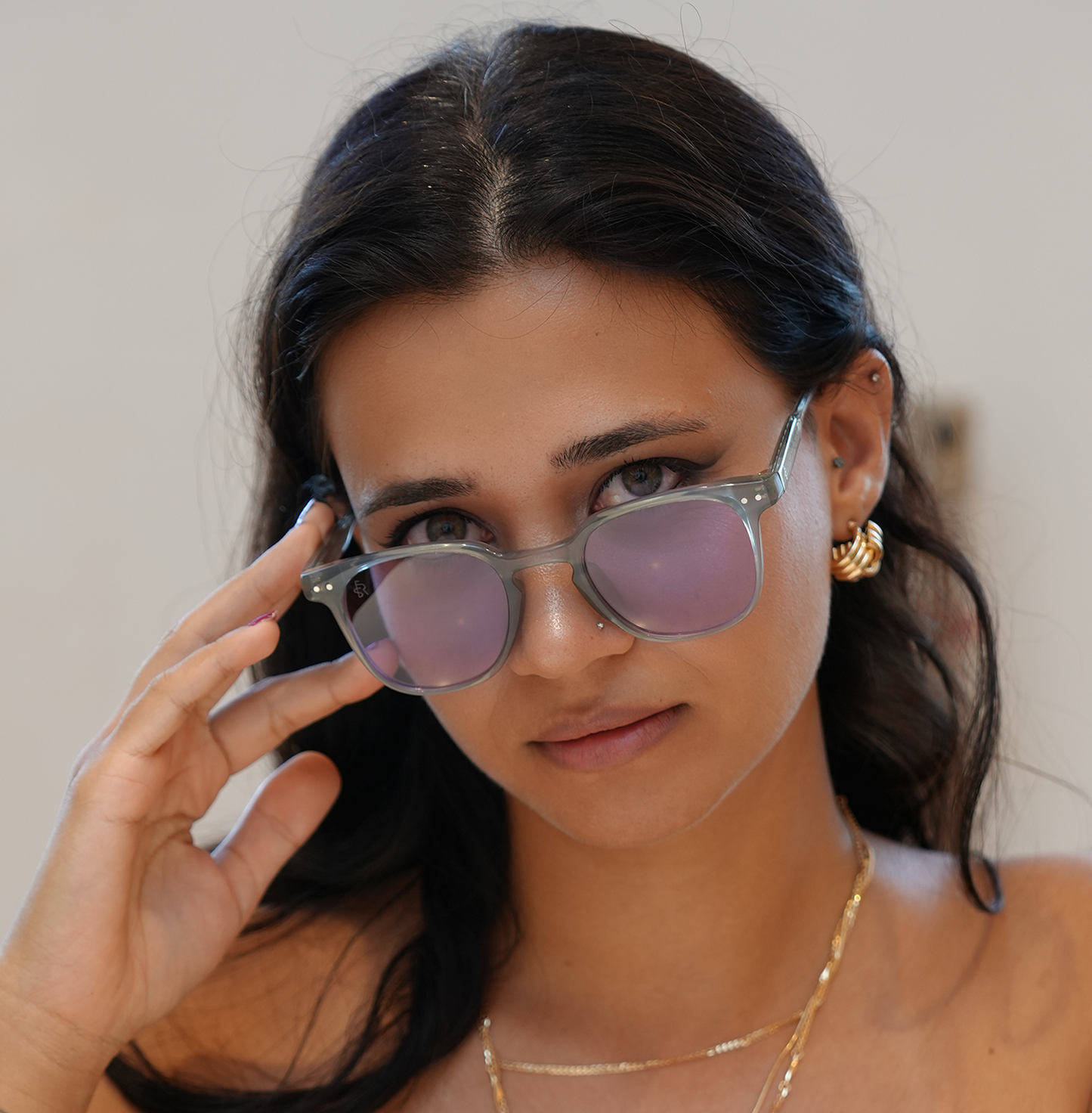 Freesbee Sunland Color Changing Acetate Unisex Sunglasses