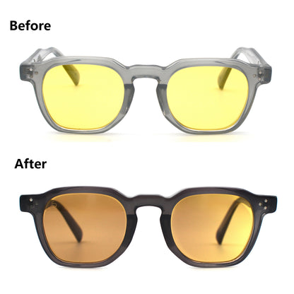 Freesbee Suncity Color Changing Acetate Unisex Sunglasses