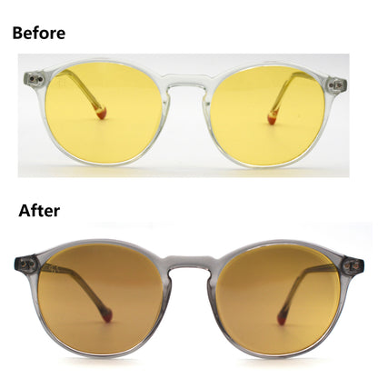 Freesbee Sunset Color Changing Acetate Unisex Sunglasses