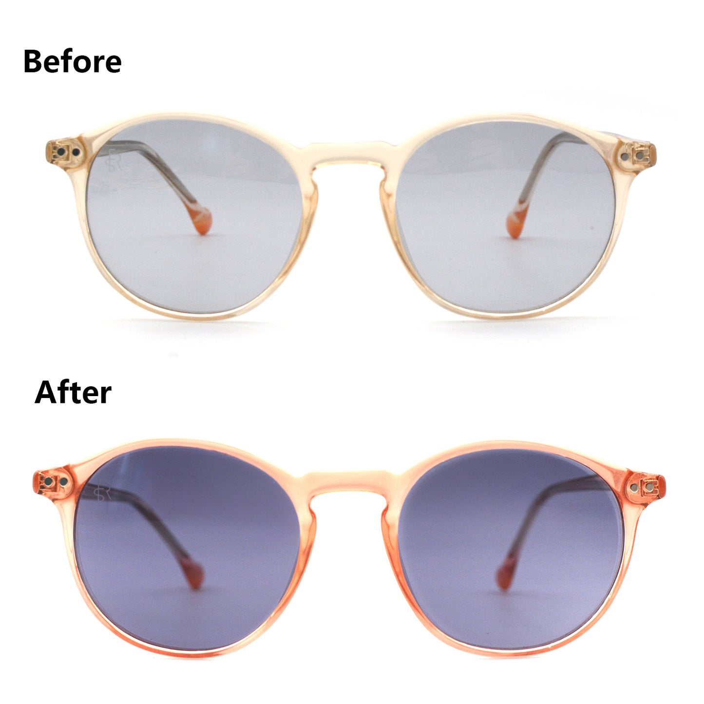 Freesbee Sunset Color Changing Acetate Unisex Sunglasses
