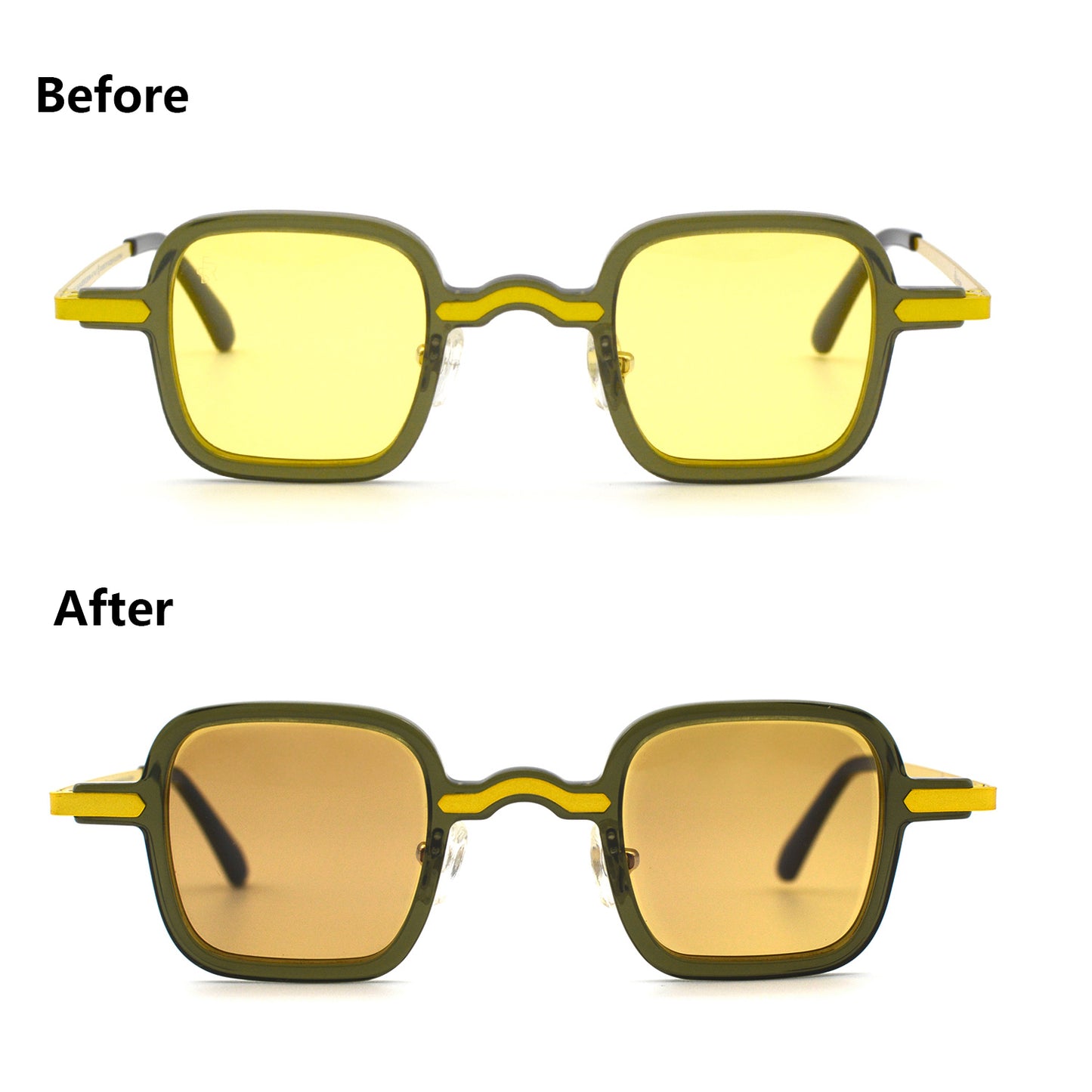 Freesbee Venice Metal-Acetate Unisex Sunglasses with Tinted Photochromic Lenses