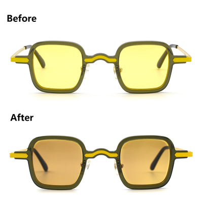 Freesbee Venice Metal-Acetate Unisex Sunglasses with Tinted Photochromic Lenses