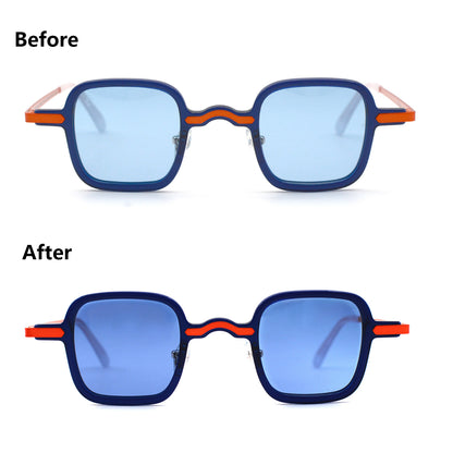 Freesbee Venice Metal-Acetate Unisex Sunglasses with Tinted Photochromic Lenses