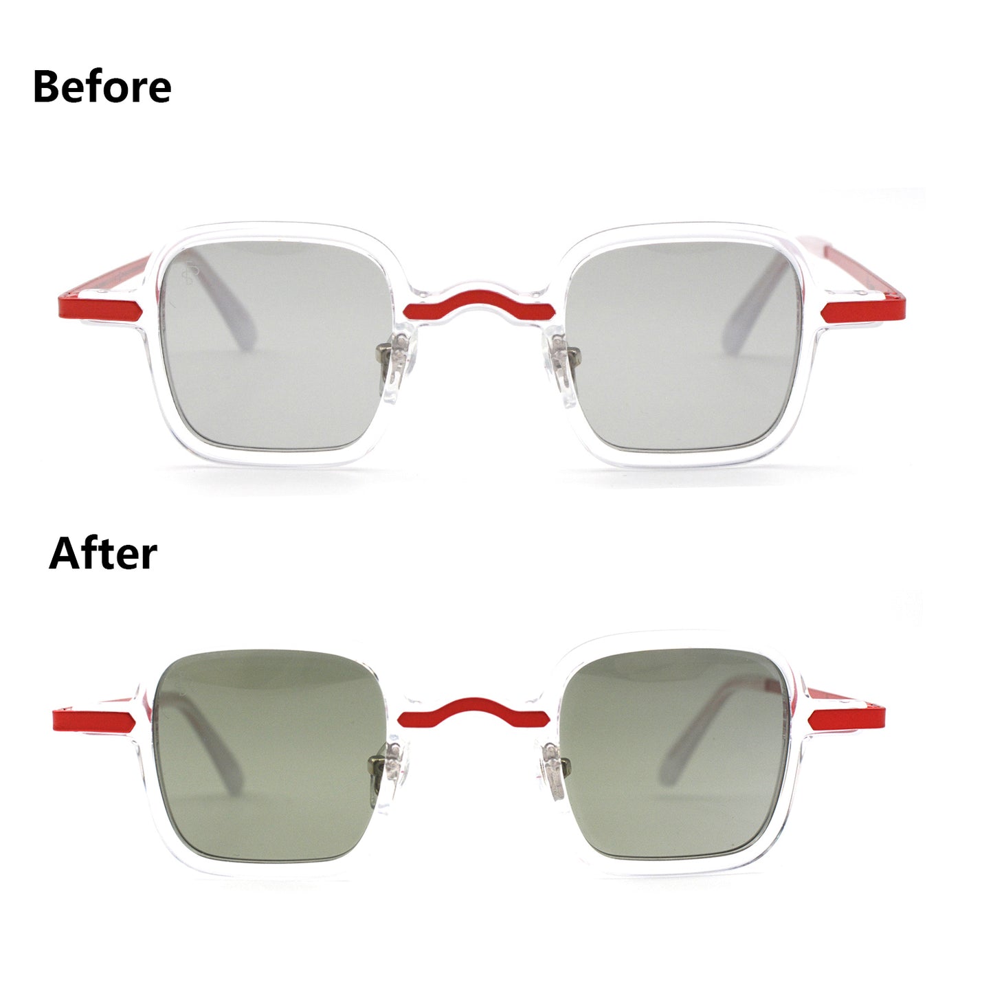 Freesbee Venice Metal-Acetate Unisex Sunglasses with Tinted Photochromic Lenses