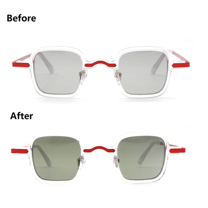 Freesbee Venice Metal-Acetate Unisex Sunglasses with Tinted Photochromic Lenses